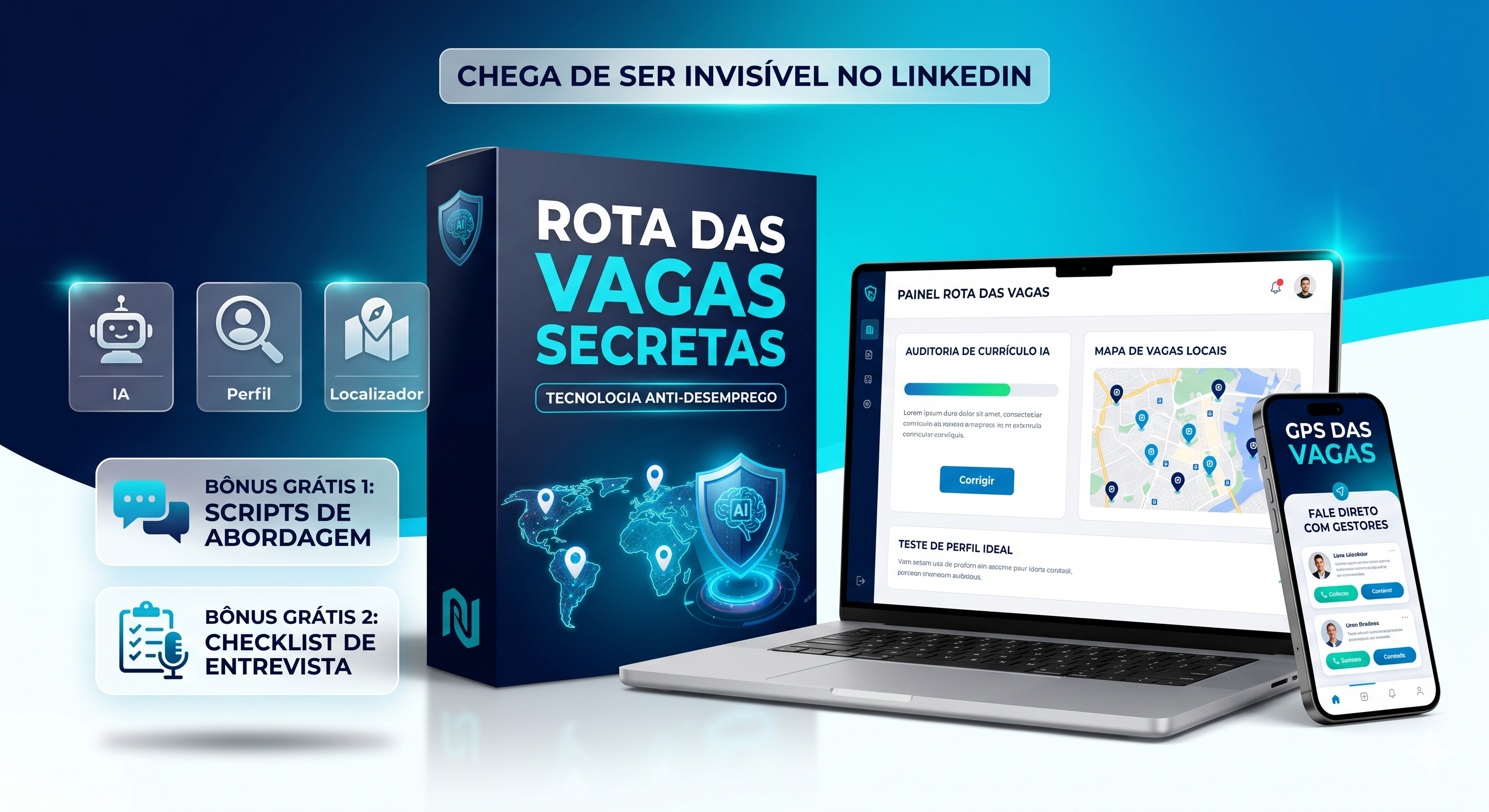Kit Rota das Vagas Secretas